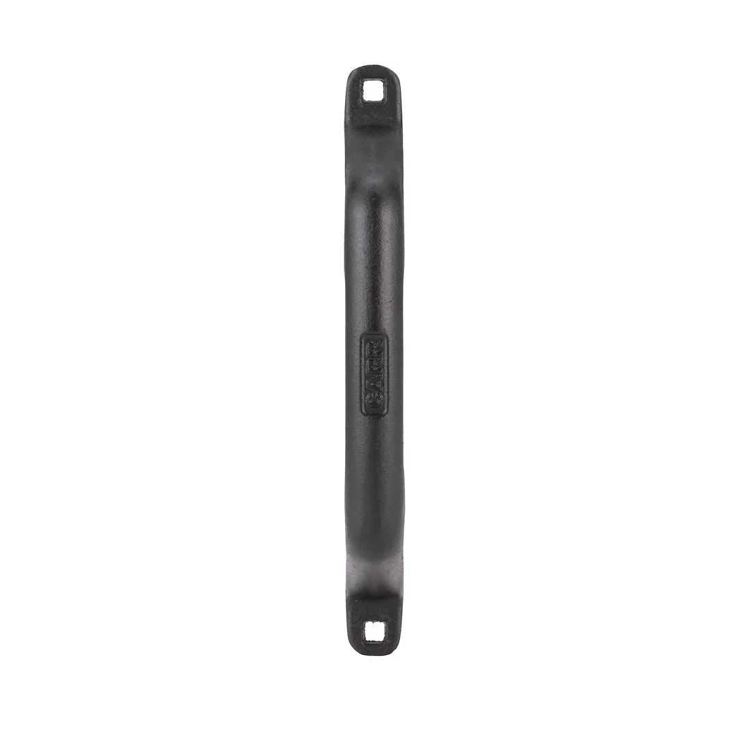 200031 – CARR Exterior Grab Bar, Powder Coated Black Aluminum Bolt-On With Molded Grip Single